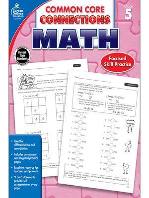 cover image of Common Core Connections Math, Grade 5